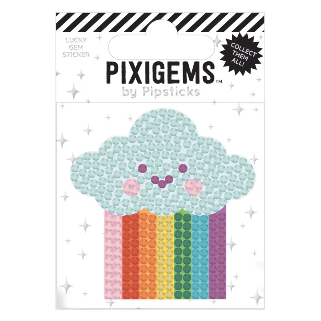 Pipsticks - Coco Cloud Pixigem lucky gem sticker | Scout & Co