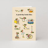 Studio Boketto x Richard Scarry - A Good Day Looks Like card | Scout & Co