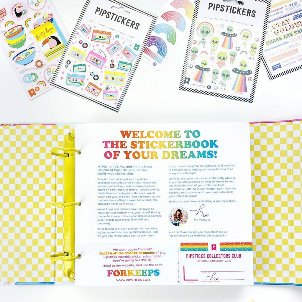 Pipsticks - Rainbow Dreams sticker keeper | Scout & Co