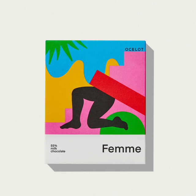 Ocelot - Femme 55% dark milk chocolate bar | Scout & Co