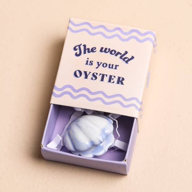 Lisa Angel - Tiny Matchbox Ceramic Token - Oyster | Scout & Co