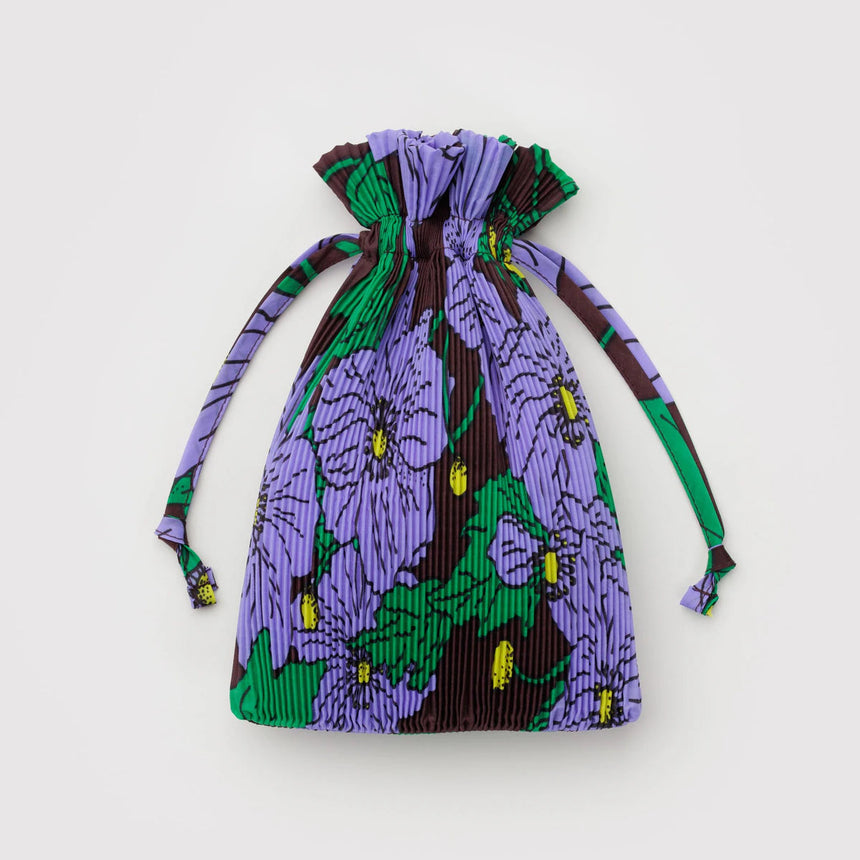 Baggu - Pleated Baggu bag - Maroon Poppy | Scout & Co