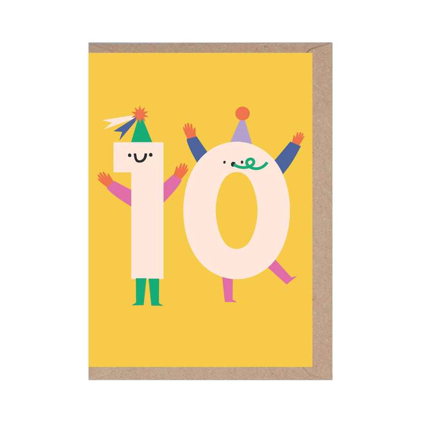 Rumble Cards - 10th Birthday die-cut card | Scout & Co
