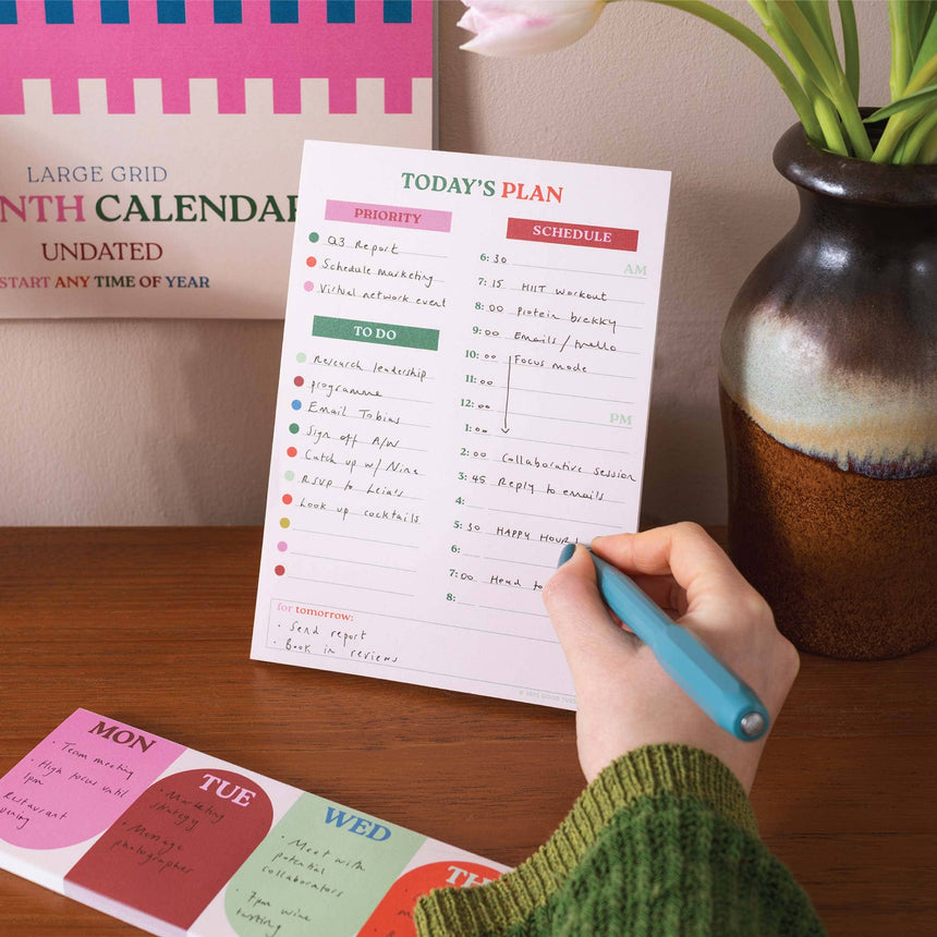 Good Tuesday - A5 Daily Planner Pad - Work Hard, Play Nice | Scout & Co