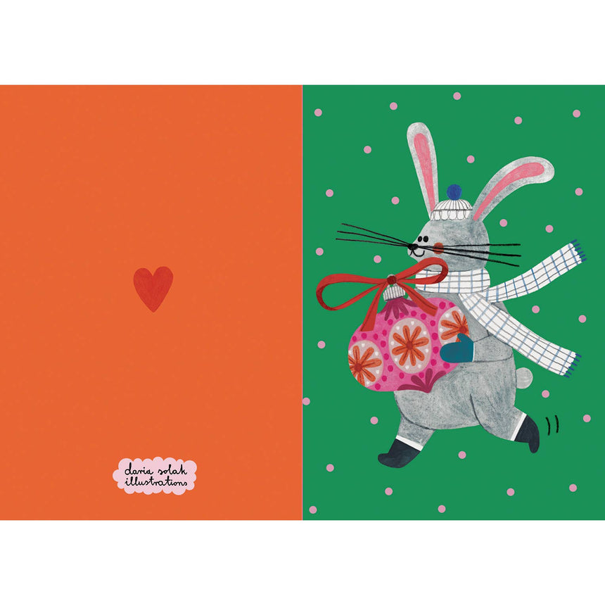 Daria Solak - Christmas Bunny card | Scout & Co