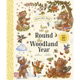Brown Bear Wood: Here We Go Round the Woodland Year: A Lift-the-Flap Book - Rachel Piercey