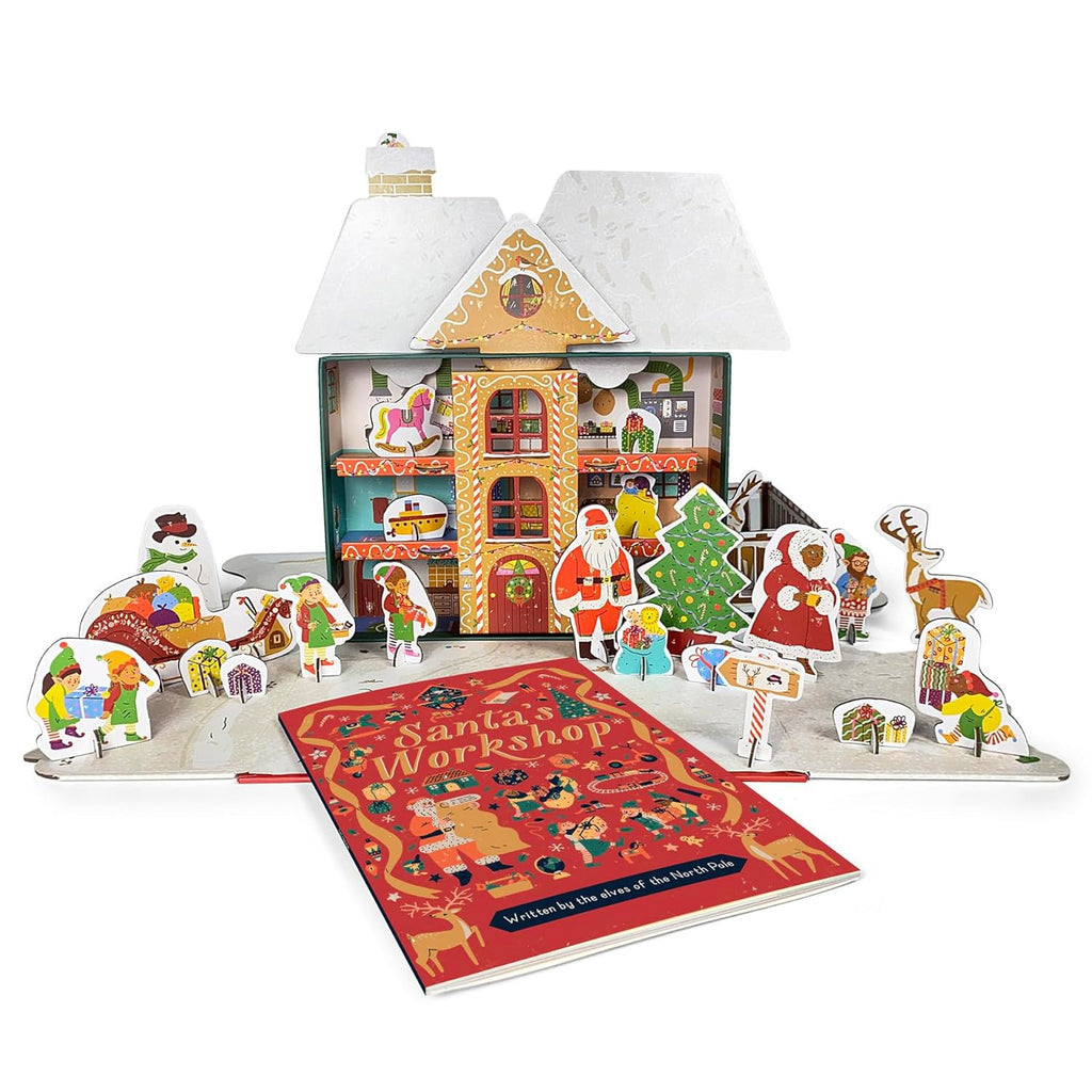 Santa's Workshop pop-out-and-play set - Fiona Munro | Scout & Co