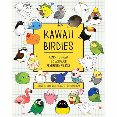 Kawaii Birdies: learn how to draw 80 adorable feathered friends - Jen Budrock | Scout & Co