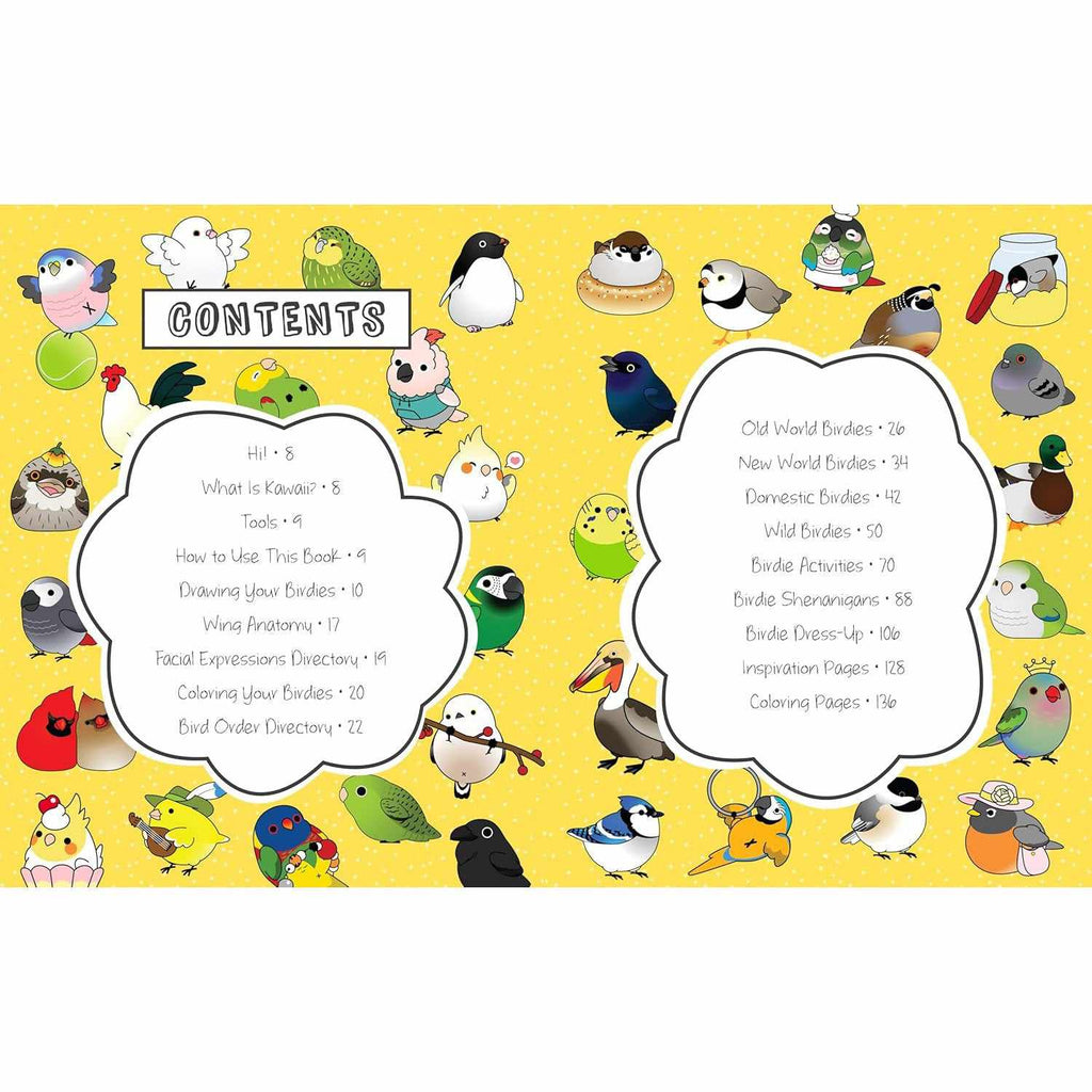 Kawaii Birdies: learn how to draw 80 adorable feathered friends - Jen Budrock | Scout & Co