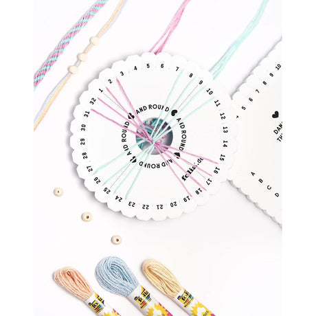 Folia - Kumihimo bracelets kit - Pastel Rainbow | Scout & Co