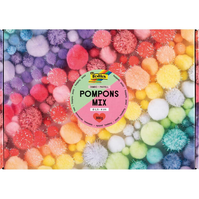Folia - Pompoms jumbo box - Pastel | Scout & Co