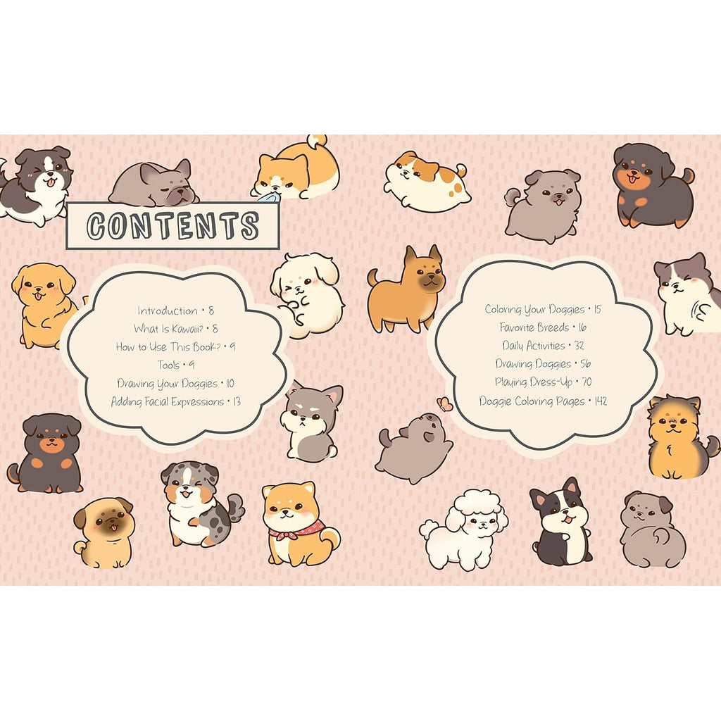 Kawaii Doggies: learn how to draw 75 adorable pups - Olive Yong | Scout & Co