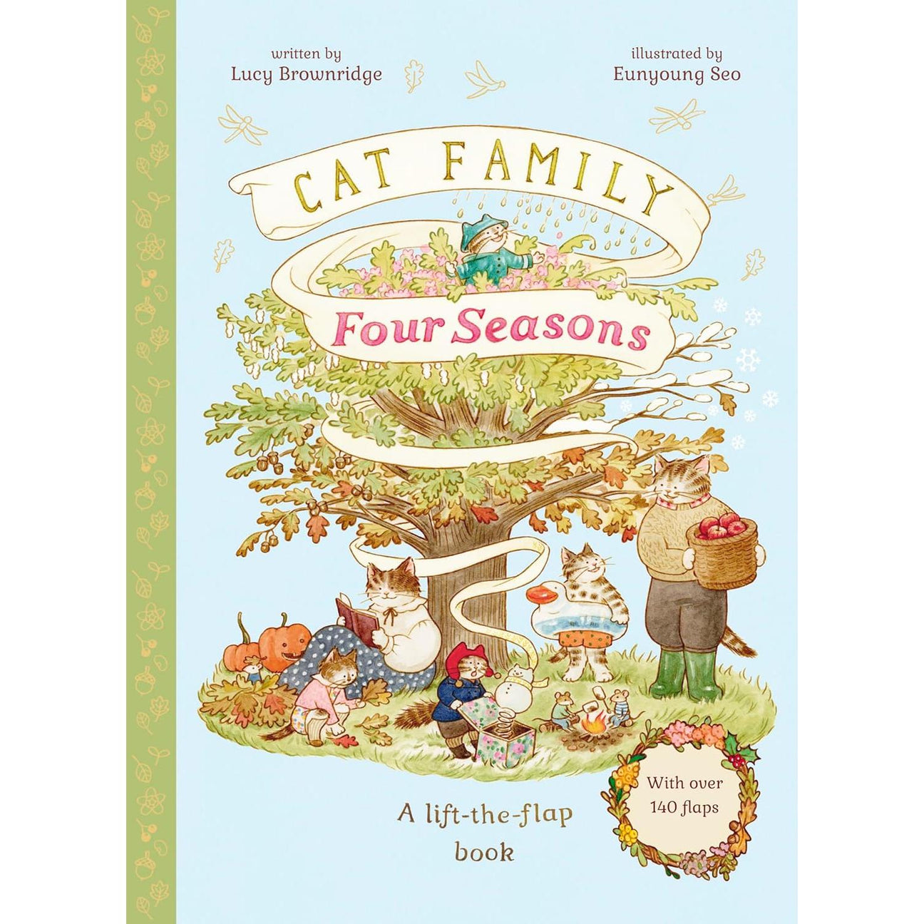 Cat Family: Four Seasons lift-the-flap book - Lucy Brownridge | Scout & Co
