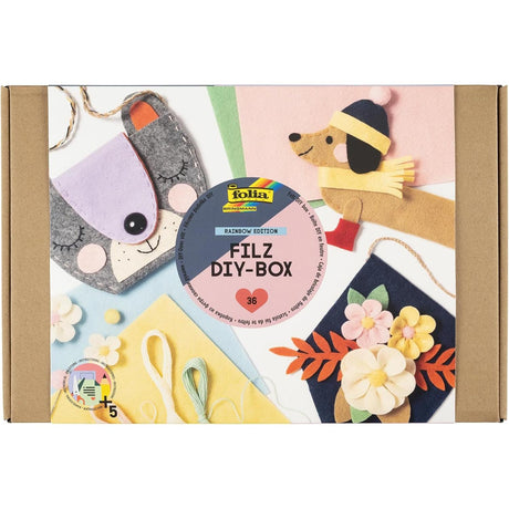Folia - Felt DIY box - Rainbow edition | Scout & Co