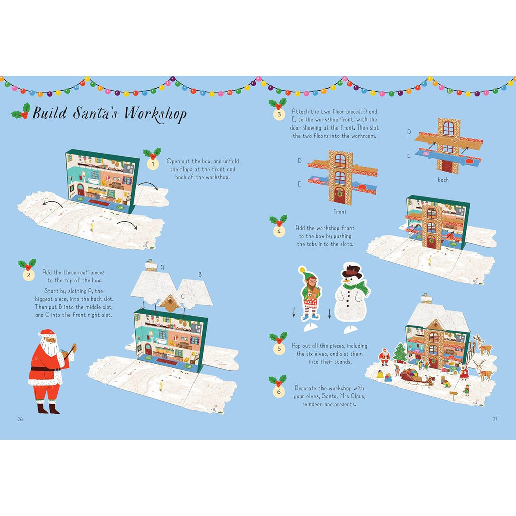 Santa's Workshop pop-out-and-play set - Fiona Munro | Scout & Co