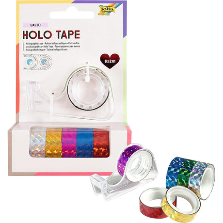 Folia - Holographic tape set of 6 - Rainbow | Scout & Co