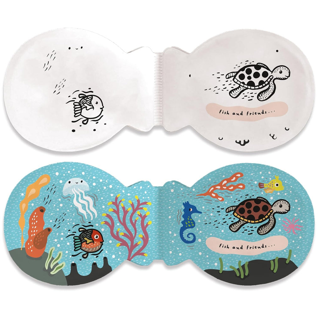 Wee Gallery - Fish & Friends colour-change bath book | Scout & Co