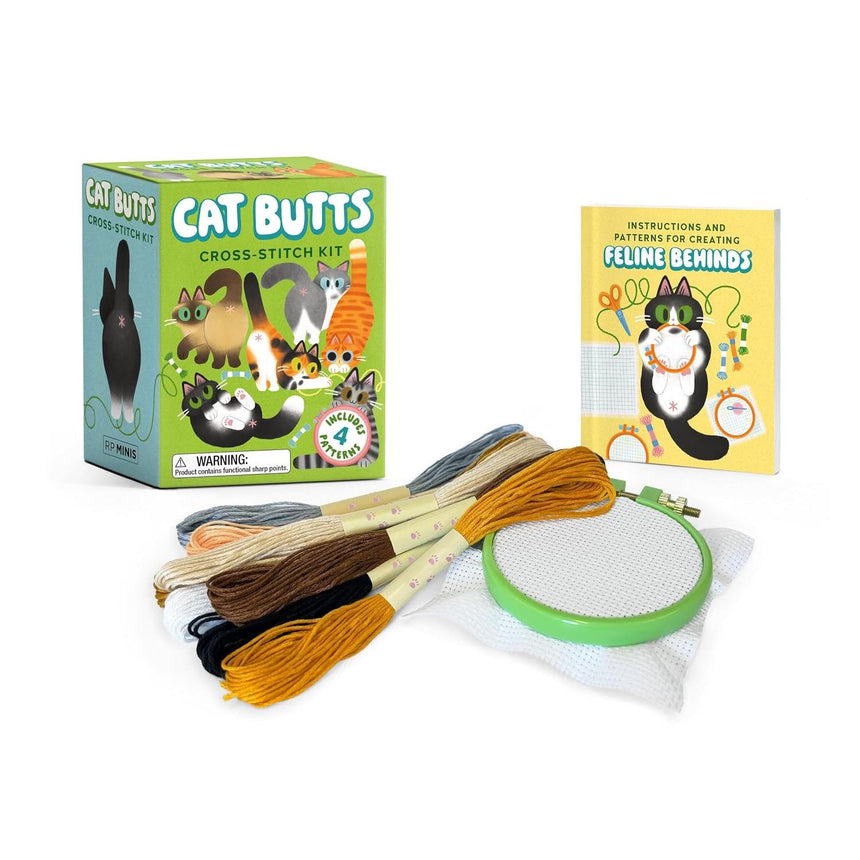 Cat Butts: Cross-Stitch Kit | Scout & Co