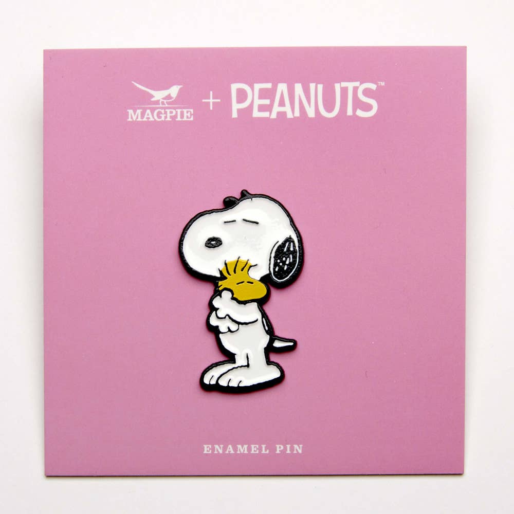 Magpie x Peanuts - Snoopy Give Hugs pin | Scout & Co