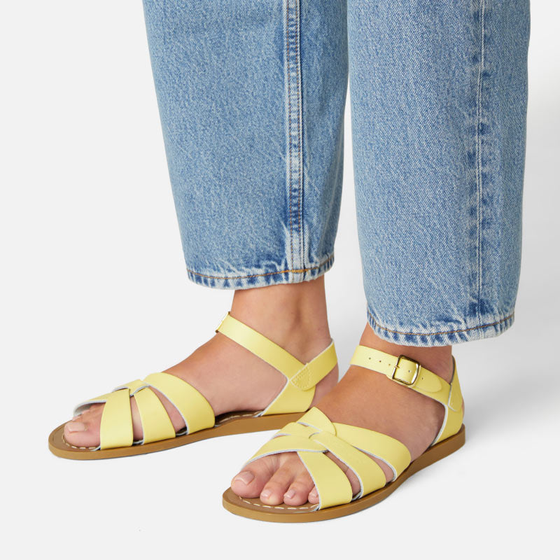 Saltwater Original Sandals - Butter Yellow - Adult | Scout & Co