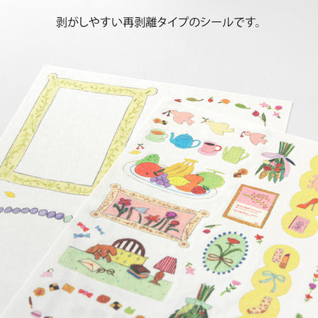 Midori - Yuru Log stickers - My Life (2 sheets) | Scout & Co