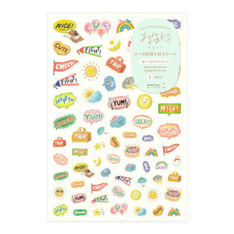 Midori - Yuru Log stickers - Feeling | Scout & Co