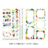 Midori - Yuru Log stickers - Motif Textile (2 sheets) | Scout & Co