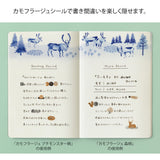 Midori - Yuru Log stickers - Camouflage Forest