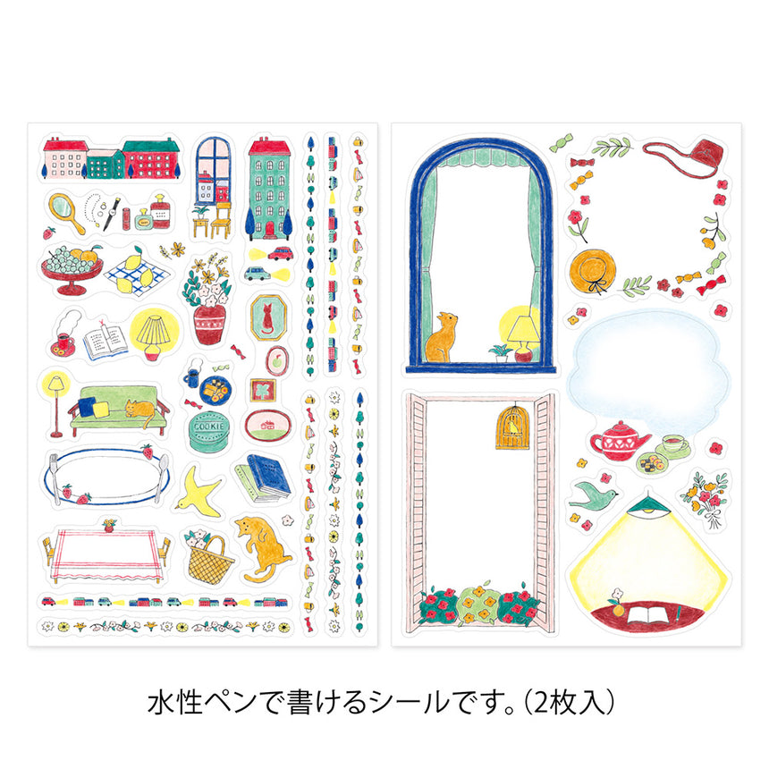 Midori - Yuru Log stickers - Daily Life (2 sheets)