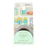 Midori - Yuru Log roll stickers - Window Views