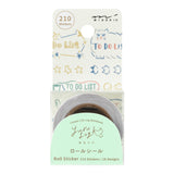 Midori - Yuru Log roll stickers - List
