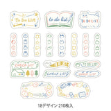 Midori - Yuru Log roll stickers - List