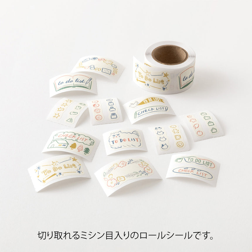 Midori - Yuru Log roll stickers - List