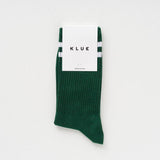 Klue - Tennis sport socks - Green + white | Scout & Co