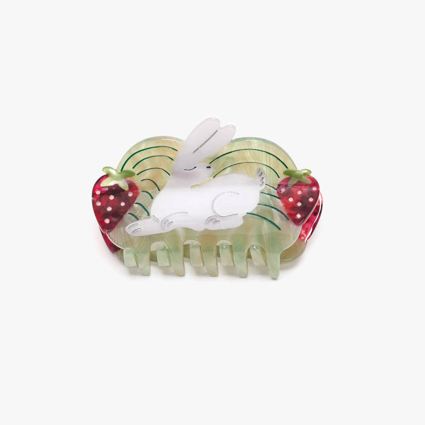 Winona Irene - Strawberry Fields White Rabbit hair claw | Scout & Co