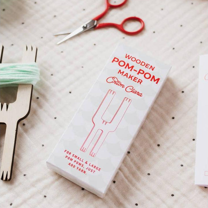 Cotton Clara - Wooden Pom Pom Maker | Scout & Co
