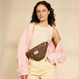Olivia Leopard Cinnamon fanny pack | Scout & Co