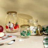 Muurla - Moomin glass kitchen jar - Joyful Apples - Yellow | Scout & Co