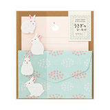 Midori - Mini letter set with stickers - Rabbit | Scout & Co