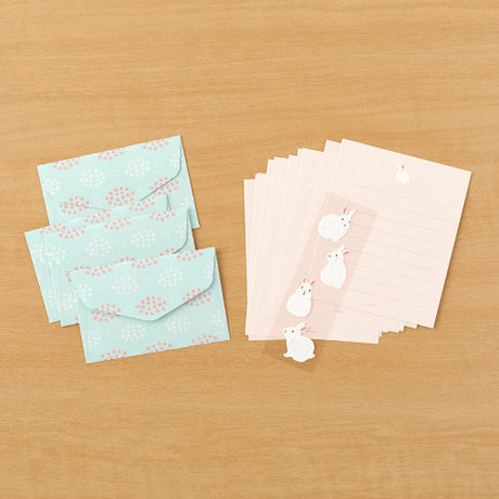 Midori - Mini letter set with stickers - Rabbit | Scout & Co