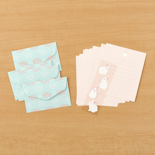 Midori - Mini letter set with stickers - Rabbit | Scout & Co