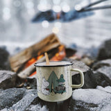 Muurla - Moomin enamel XL mug - Campers | Scout & Co