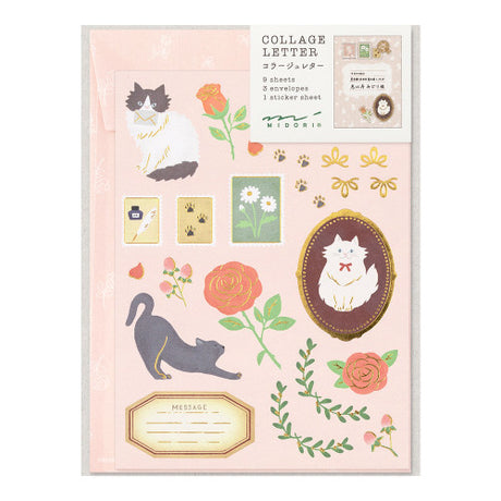 Midori - Letter set - Collage Cat | Scout & Co