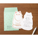 Midori - Letter set - Die-cut Cat | Scout & Co