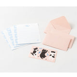 Midori - Mini letter set with stickers - Hungry Cat | Scout & Co