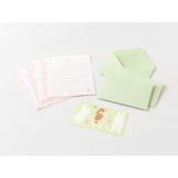 Midori - Mini letter set with stickers - Hungry Rabbit