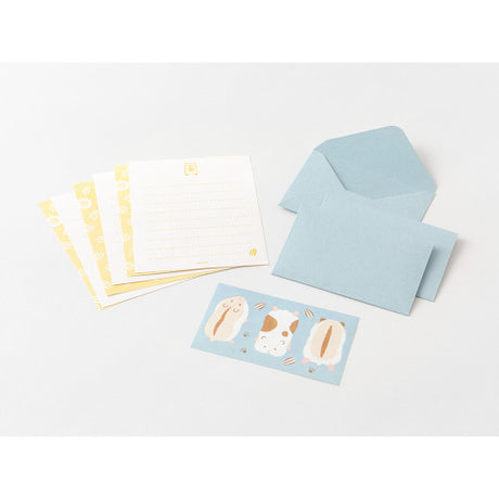 Midori - Mini letter set with stickers - Hungry Hamster | Scout & Co