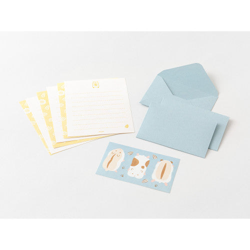 Midori - Mini letter set with stickers - Hungry Hamster | Scout & Co