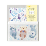 Midori - Mini letter set with stickers - For You Sea Otter