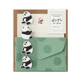 Midori - Mini letter set with stickers - Panda | Scout & Co